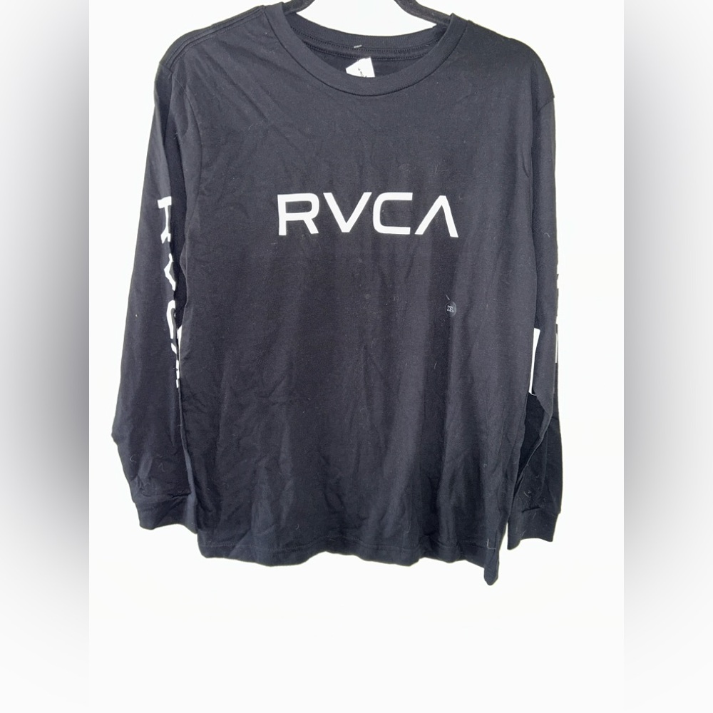 RVCA Men's Black Long Sleeve Shirt